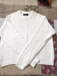 White Knit Sweater