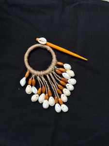 Boho Shell Hair bun Stick