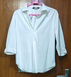 ZARA White cottonTop