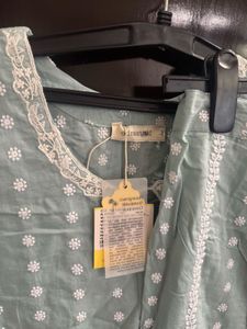 Elegant Mint Green Kurta Set