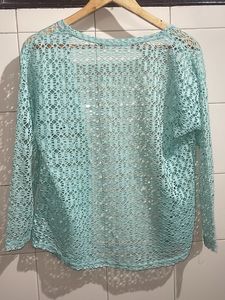 Lightweight Crochet Kimono Cardigan