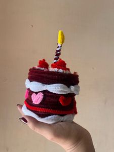 Handmade Pink Birthday Cake Decor