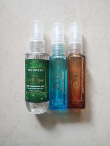 The Love Co & Mamaearth Fragrance Mist Set
