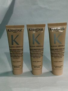 3 × Kerastase Gloss Absolu Hair Mask Trio