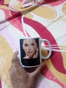 Artistic Mug with Model Face Print