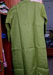 Elegant Green Cotton Kurta