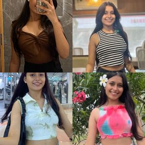 4 Cute Crop Tops Bundle