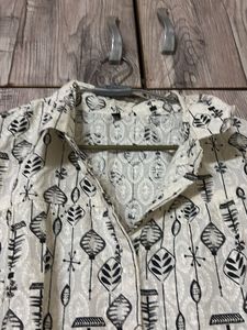 Bohemian Print Dress with Belt