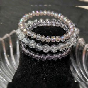 3 Handmade Beaded Bracelet Set With Unique Design