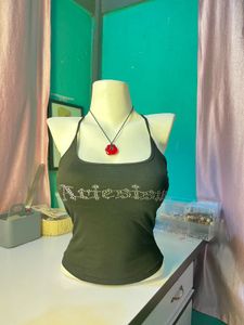 Gothic/y2k Padded Tank Top