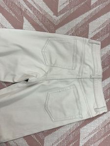 H&amp;M Cream Wide Leg Jeans