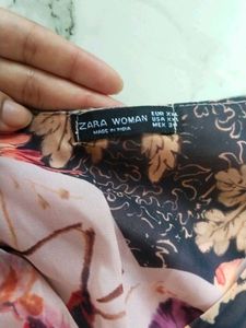 ZARA WOMAN Floral Print Top