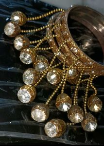 Designer Bangles with Hanging Beads