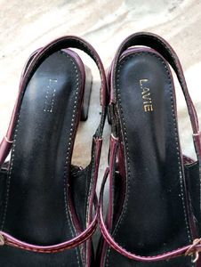 Chic Burgundy Slingback Heels