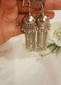 Silver Tassel Earrings
