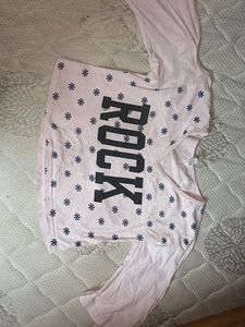 Cute Pink "ROCK" Graphic T-Shirt