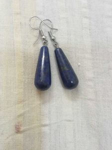 Afghanistan lapis lazuli Teardrop Earrin