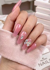 Beautiful Butterfly Press-On Nails