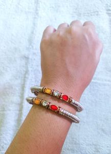 Pearl Beaded Bangles