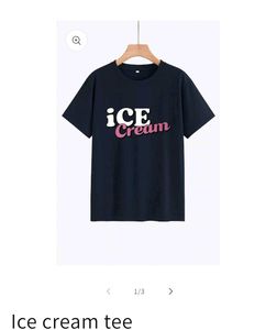 unisex Ice Cream Graphic T-Shirt