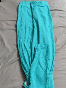 Embroidered Teal Kurta