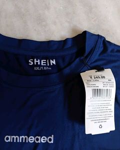Navy Blue T-Shirt with Logo