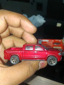Red Diecast Pickup Truck Toy