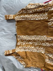 Stylish Mustard Ethnic Kurta Top