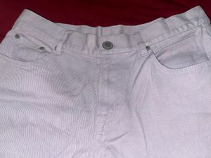 Light Purple Denim Shorts