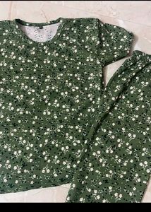 New Floral Print Pajama Set