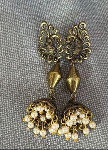 new peacock drop earrings