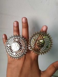 Statement Mandala Rings