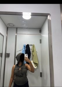 Stylish Cut-Out Halter Neck Top