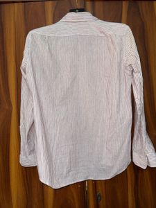 Men's Striped Casual Shirt | Size(Medium)