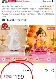 DIY Ganesha Idol with Paints