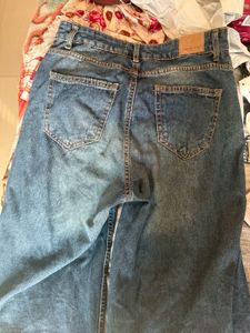 Blue Denim Flare Jeans