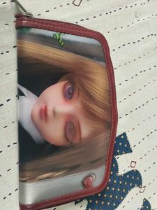 Doll Face Pouch/Cosmetic Bag