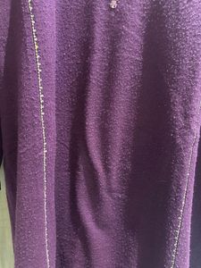 last price Elegant Embroidered Purple Kurta