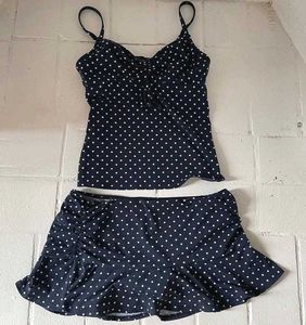 Navy Polka Dot co-ord Set