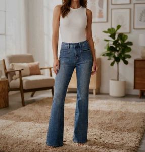 Vintage Style Flared Jeans