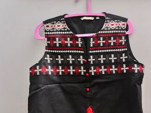 Elegant Embroidered Black Kurta