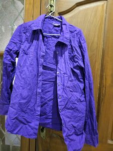 Purple formal shirt
