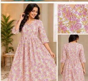 Women's Floral Print Kurta
