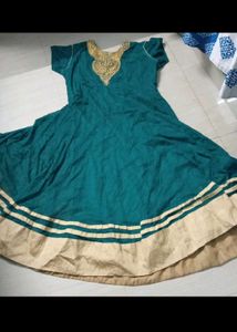 Beautiful Teal Anarkali Kurta