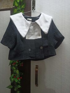 🌼Cute Peter Pan Collar Cropped Top
