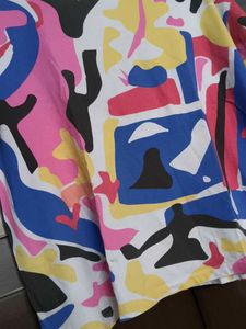 Only Multi Colour Abstract Print Oversized T-Shirt