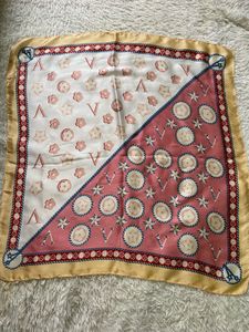 Designer Print Silk Scarf