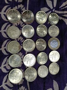 5 &amp; 10 rs coins combo