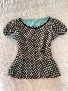 Chic Polka Dot Sheer Dress