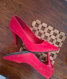 Red Pointed Toe Heels